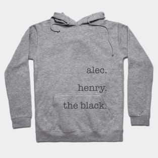 Black Stallion Names Hoodie